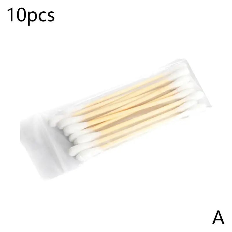 10/100pcs Disposable Cotton Swabs for Beauty Cream Application Makeup Remover Cotton Sticks