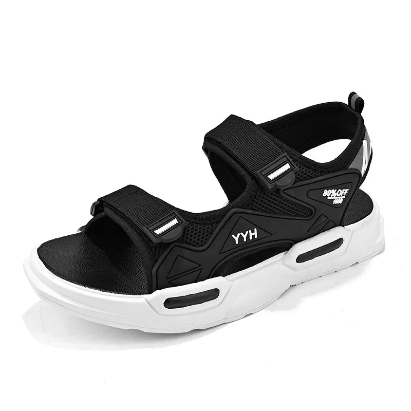 High Quality Men's Outdoor Sewing Sandals Men Concise Waterproof Shoes for Man Beach Sandals Hot Mens Non-Slip Comfortable Shoes