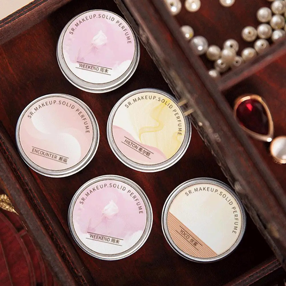 New Solid Perfume For Women Portable Balm Long-lasting Fragrances Fresh Elegant Female Perfumes Body Aroma Women Girl Gifts