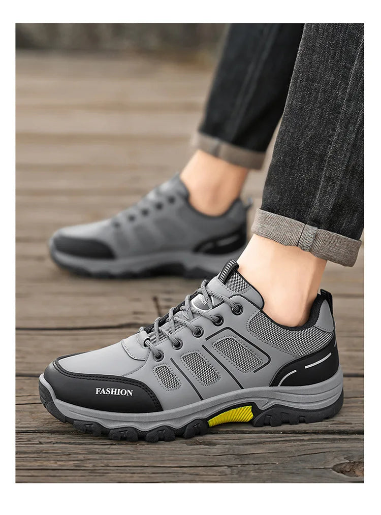 Spring and summer new fashion breathable site work non-slip work shoes outdoor sports leisure hiking shoes men