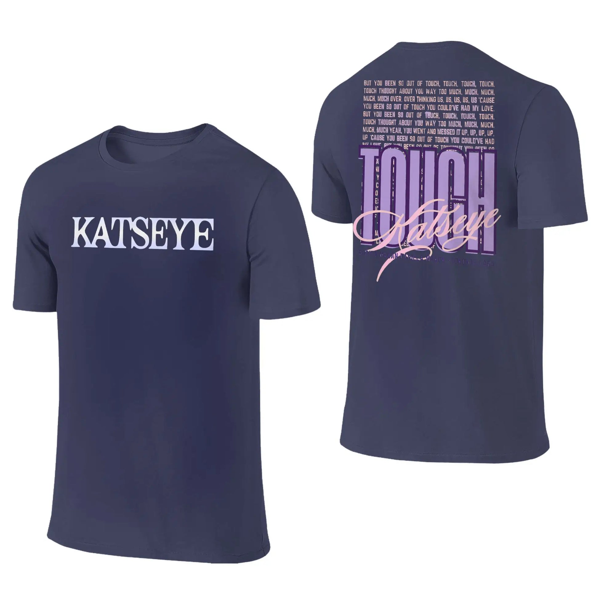 Touch Katseye T-Shirt Summer  Y2K Funny T Shirts Cotton Popular Tshirt For Man Short-Sleeve Casual Tees