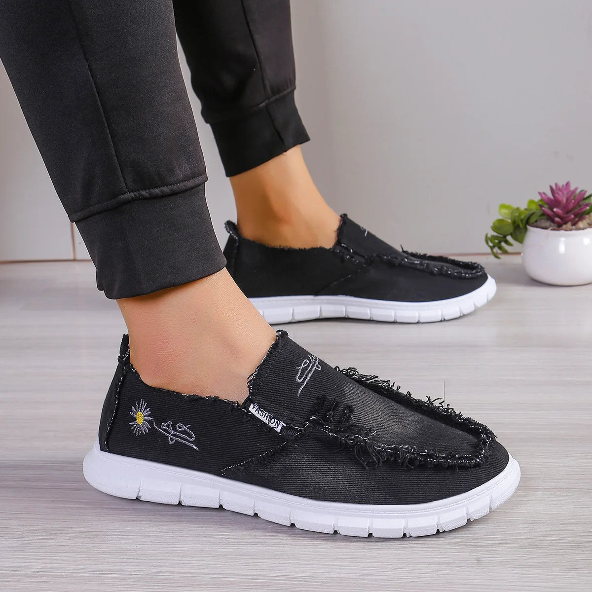 Men's canvas shoes new work men's shoes a slip-on wash high-grade casual old Beijing cloth shoes