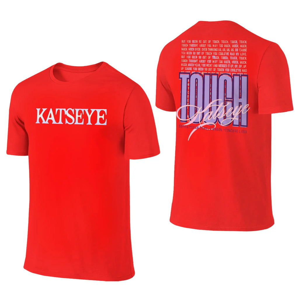 Touch Katseye T-Shirt Summer  Y2K Funny T Shirts Cotton Popular Tshirt For Man Short-Sleeve Casual Tees