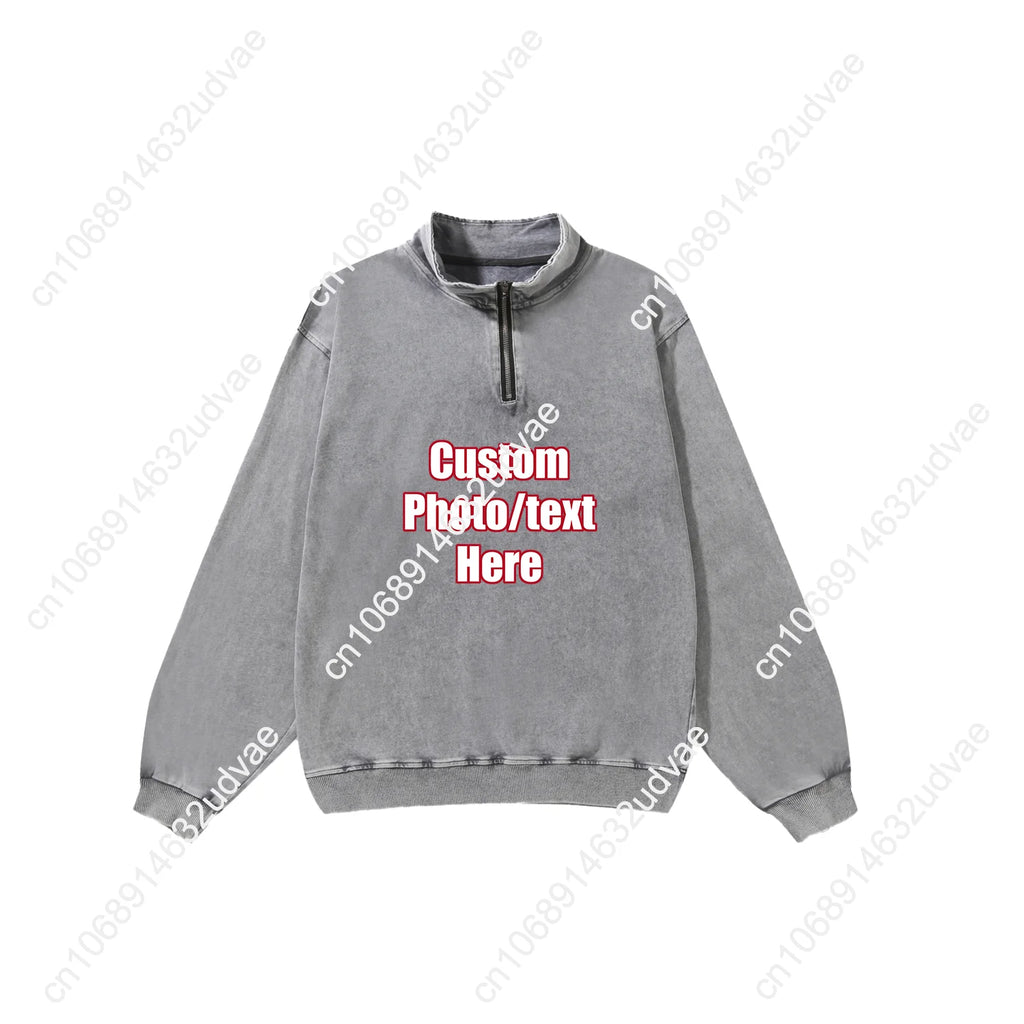 US Army Engineer Branch EN Retro Sweatshirt Man Woman Teenager Vintage Pullover Half Sweat Custom Made Tops Sleeved Tshirt