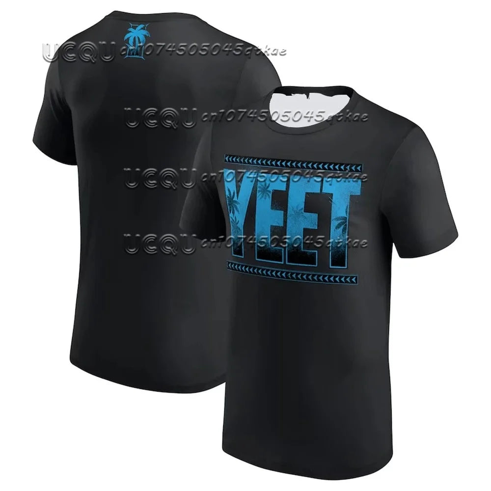 2025 J-Jey Uso Yeet Wrestling Sports T-Shirt Men Hot Sale New Summer Women Short Sleeve Tops Shirts Children TOPS