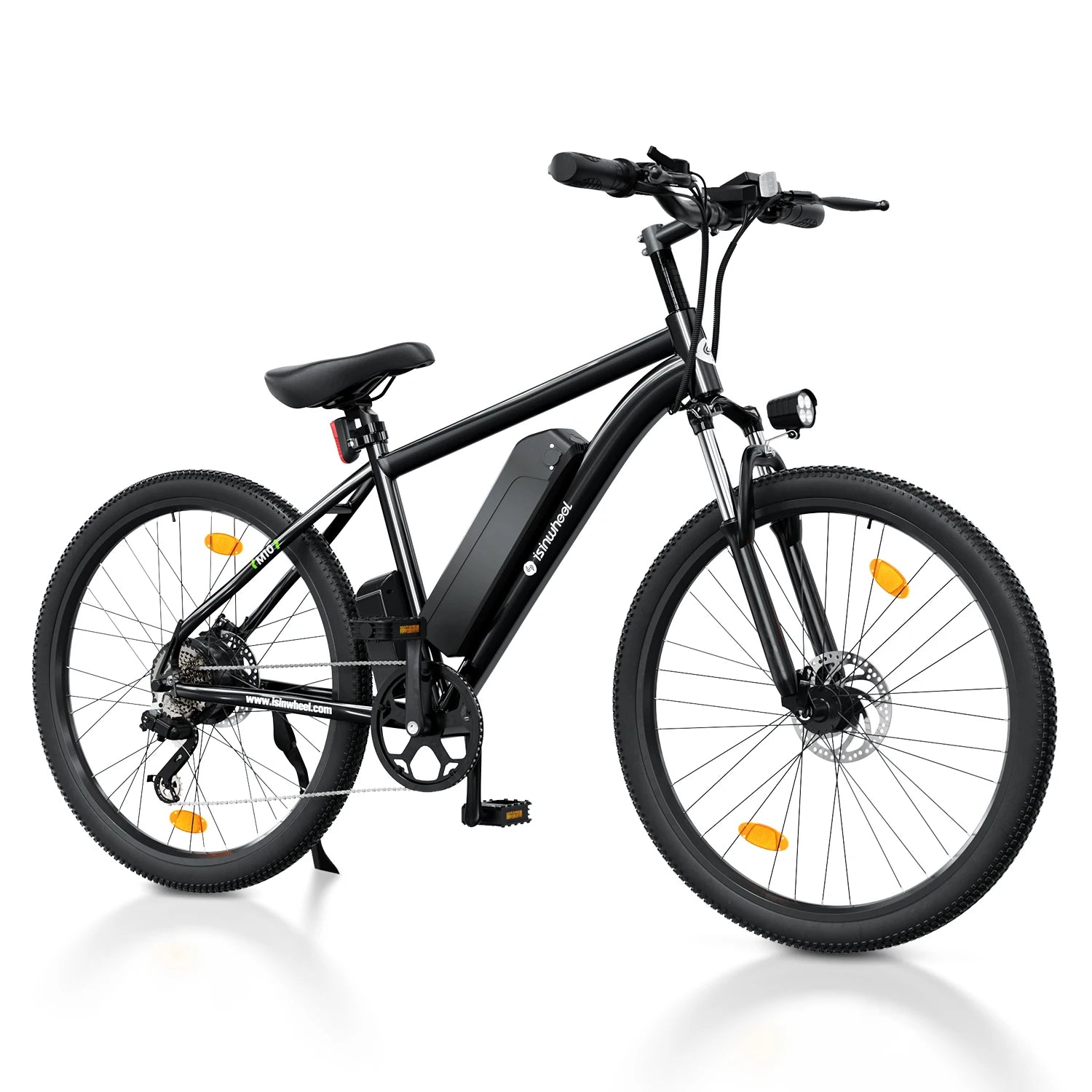Isinwheel M10 adult E-bike 500W 36V10.4Ah battery commute Electric Bike,26-inch Fat Tire E-Mountain bike