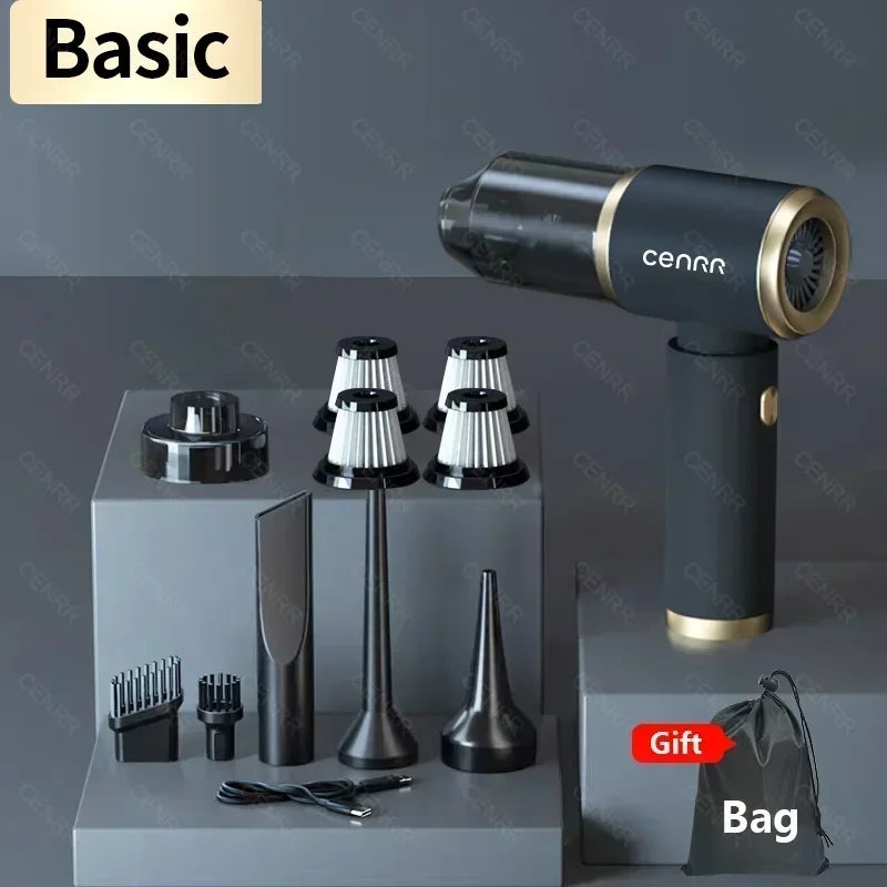 CENRR 210000PA Car Vacuum Cleaner Mini Wireless Handheld Portable Vacuum Cleaner Strong Suction Vacuum Cleaner Cleaning Machine