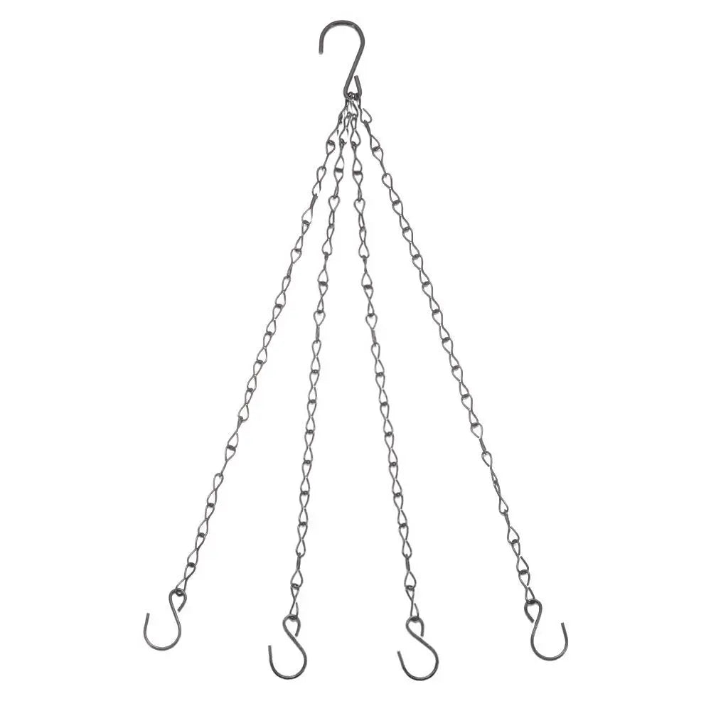 Hanging Basket Chain Flower Pot Hanging Chain Replacement Plant Hangers Flower Pot Bird Feeders Hanging Basket Chain Hang Hooks