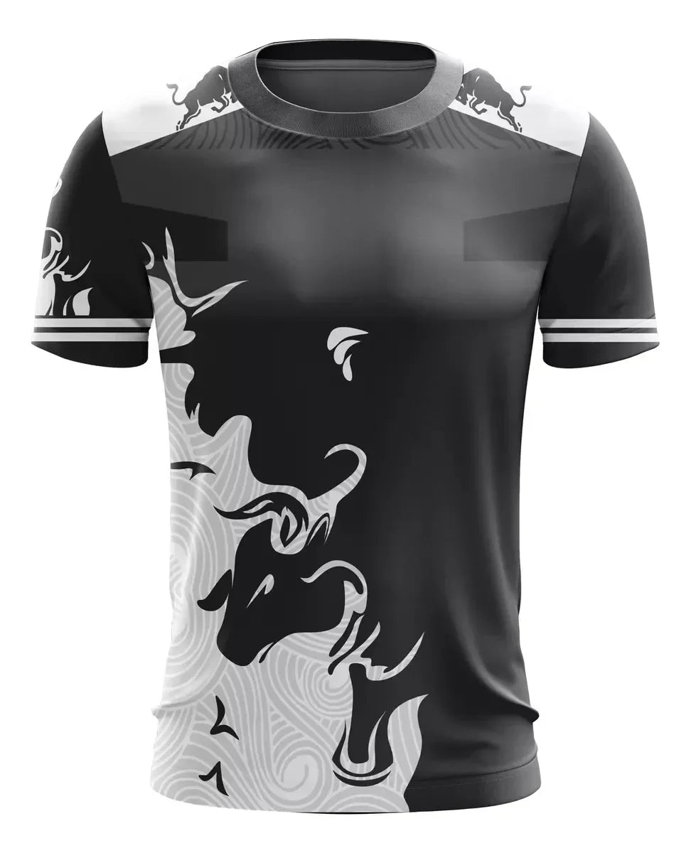 New T-shirt Luxury Brand Red Bull Racing Oversized Round Neck Top Red Bull Printed Men's T-shirt Sports Casual Large Size Top