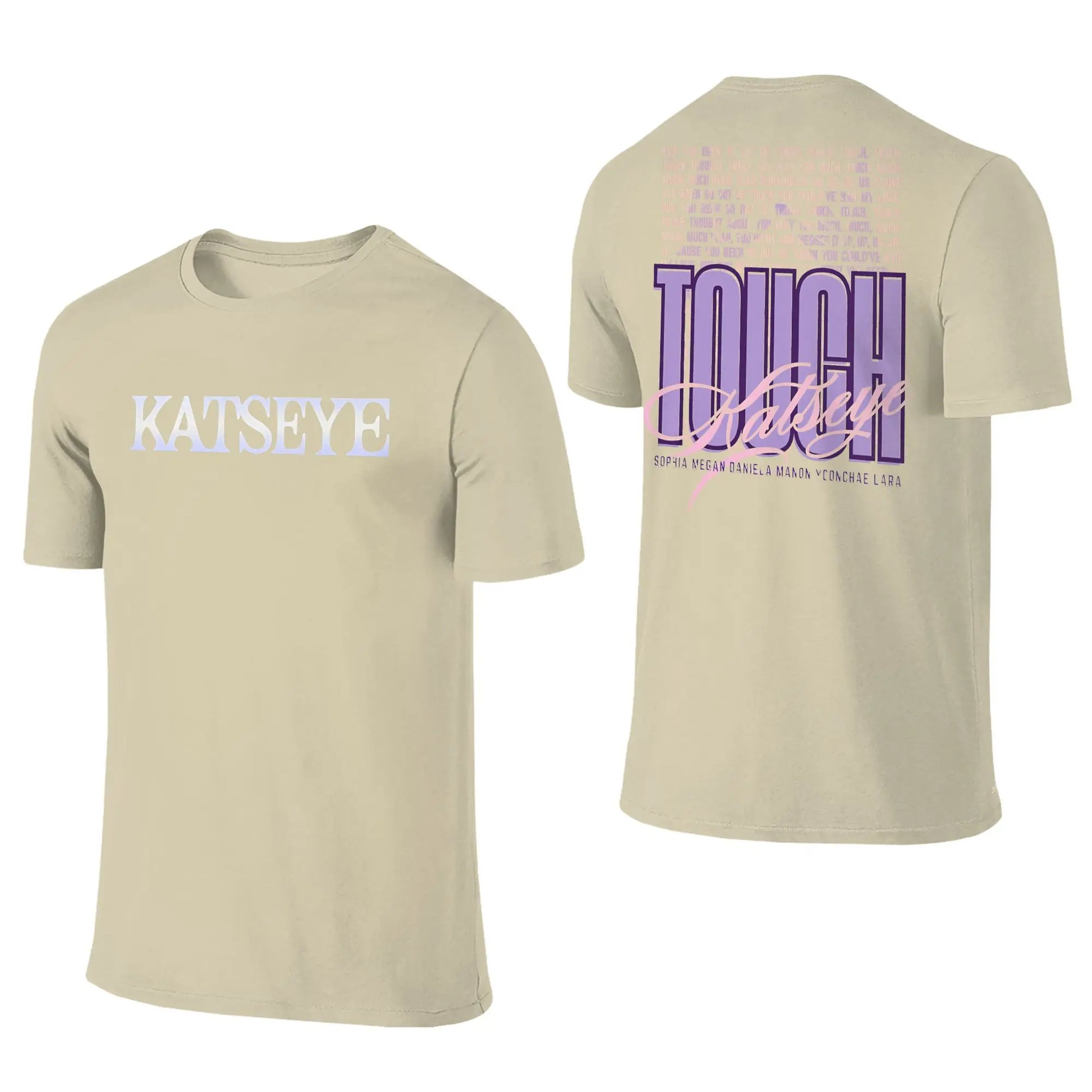 Touch Katseye T-Shirt Summer  Y2K Funny T Shirts Cotton Popular Tshirt For Man Short-Sleeve Casual Tees