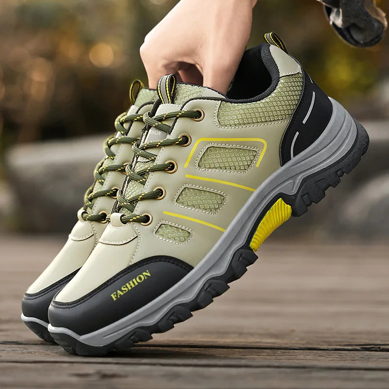 Spring and summer new fashion breathable site work non-slip work shoes outdoor sports leisure hiking shoes men