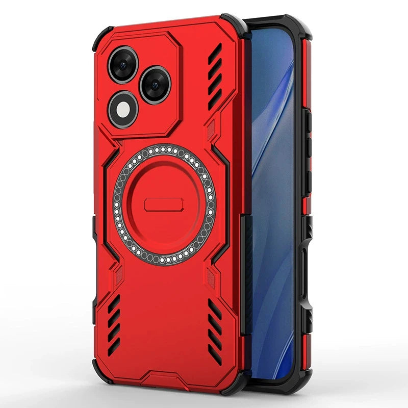Armor Magnetic Wireless Charge Case for Huawei Honor 400 Lite 400Lite Shockproof Capas Bumper Back Cover Honor400 Lite Fundas