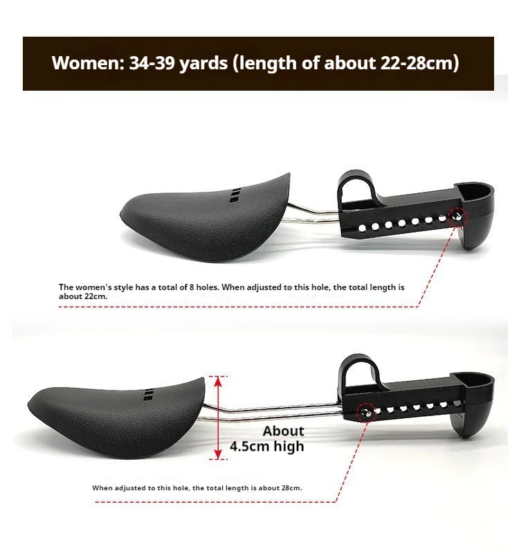 2Pcs Scalable Shoe Trees for Men Unisex Shaping Anti Wrinkle Shoe Lasts Anti Deformation Inner Support Shoes Stretcher
