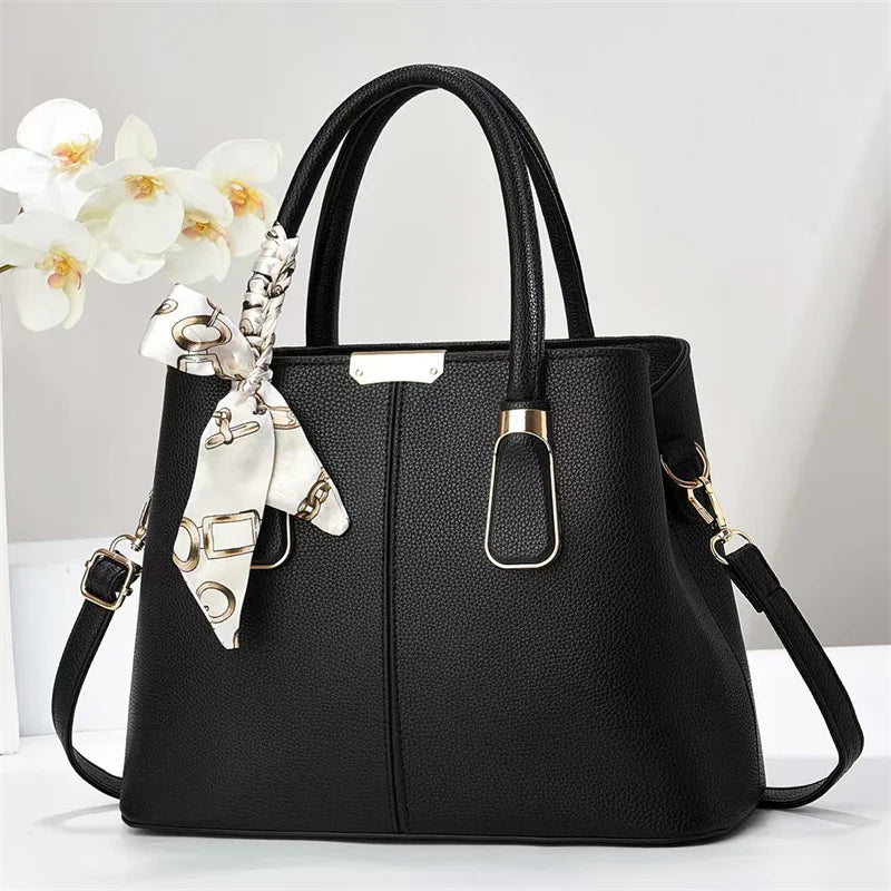 Factory Direct Luxury Women's Large Capacity Crossbody Handbag High-End Sense with Zipper Closure Polyester Lining Stock-21283