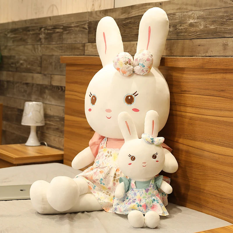 Super Soft 60cm/80cm/100CM Cute Plush Toy Rabbit Doll Baby Gift Soft Kawaii Stuffed Plush Bunny Christmas Gift Girl