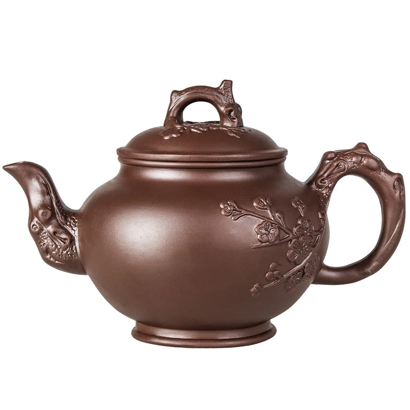 Large Capacity Purple Sand Teapot, Household Kung Fu Cup, Yixing Zhu Ni, Plum Blossom Pot, Large Tea Pot, Ceramic Kettle