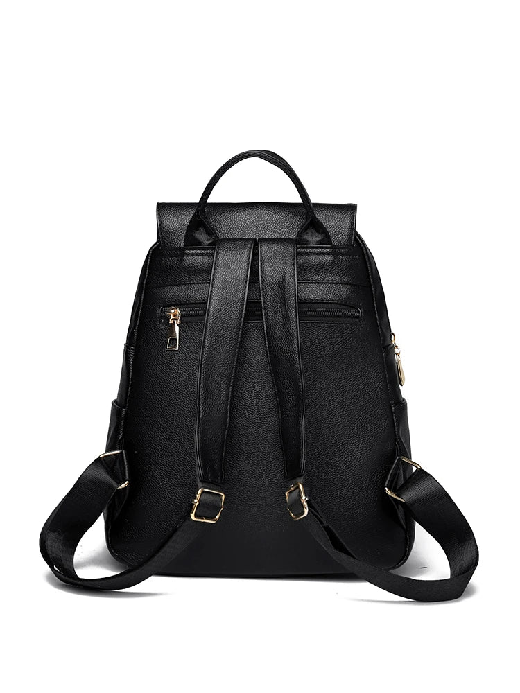 2025 Model High-quality PU Material Women's Backpack, with Multi-functional Design. Suitable for Daily Use.888