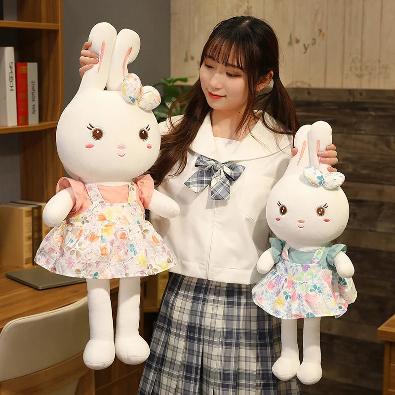 Super Soft 60cm/80cm/100CM Cute Plush Toy Rabbit Doll Baby Gift Soft Kawaii Stuffed Plush Bunny Christmas Gift Girl