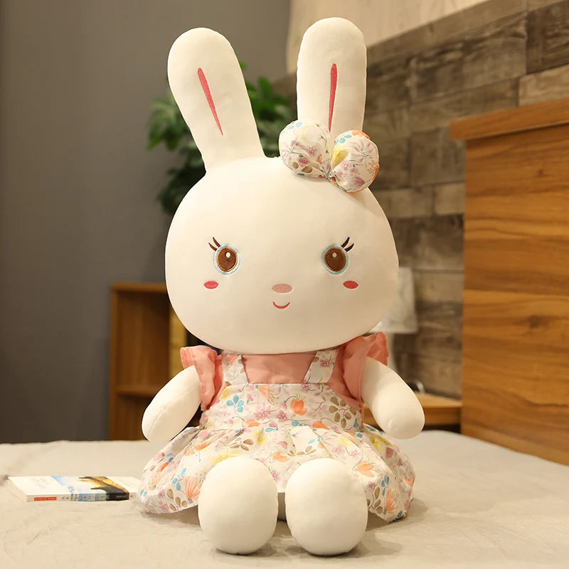 Super Soft 60cm/80cm/100CM Cute Plush Toy Rabbit Doll Baby Gift Soft Kawaii Stuffed Plush Bunny Christmas Gift Girl