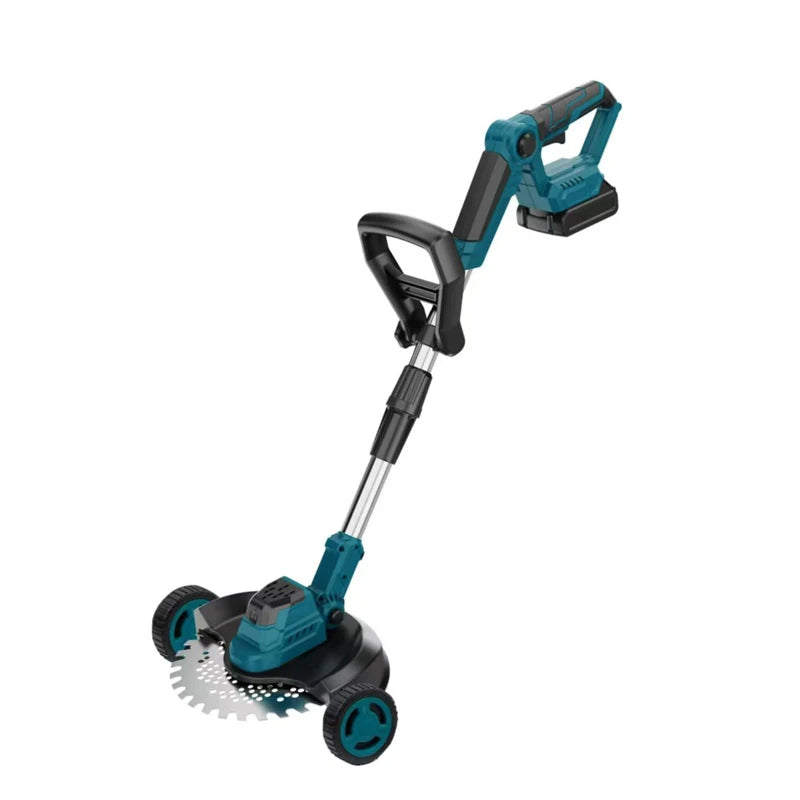 21V Lithium Rechargeable High-Power Brushless Electric Lawn Mower Small Household Weeding Machine Self Propelled Field Cutter