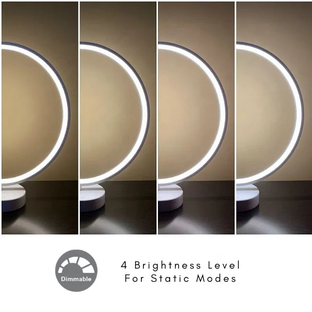 Fast Delivery 24Hrs Shipping  Modern Design 42 Colorful Changing Modes  RGBW LED Table Lamp