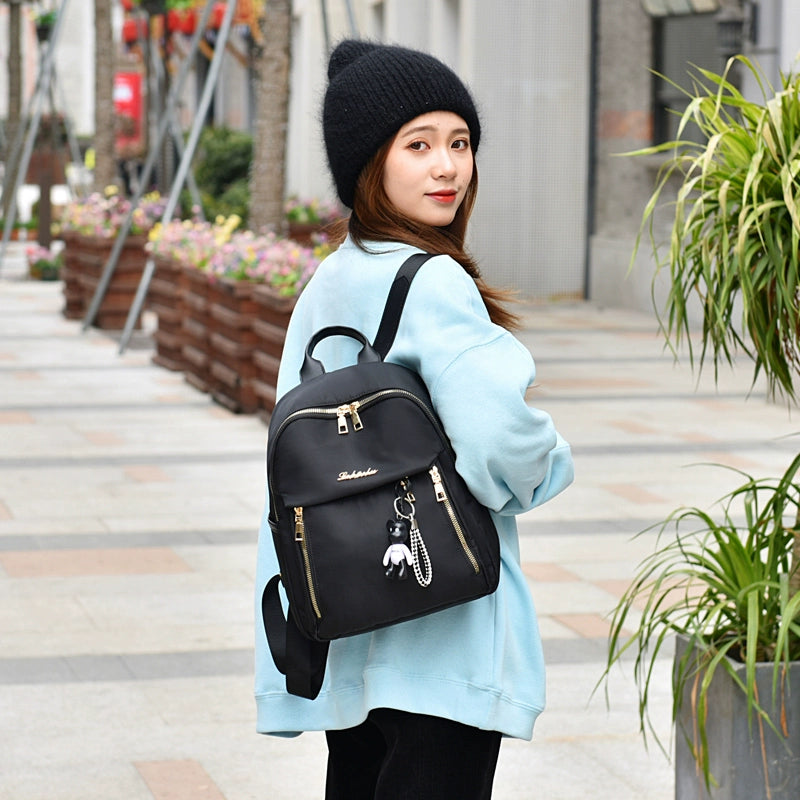Women's Travel All-Match Oxford Cloth Casual Backpack