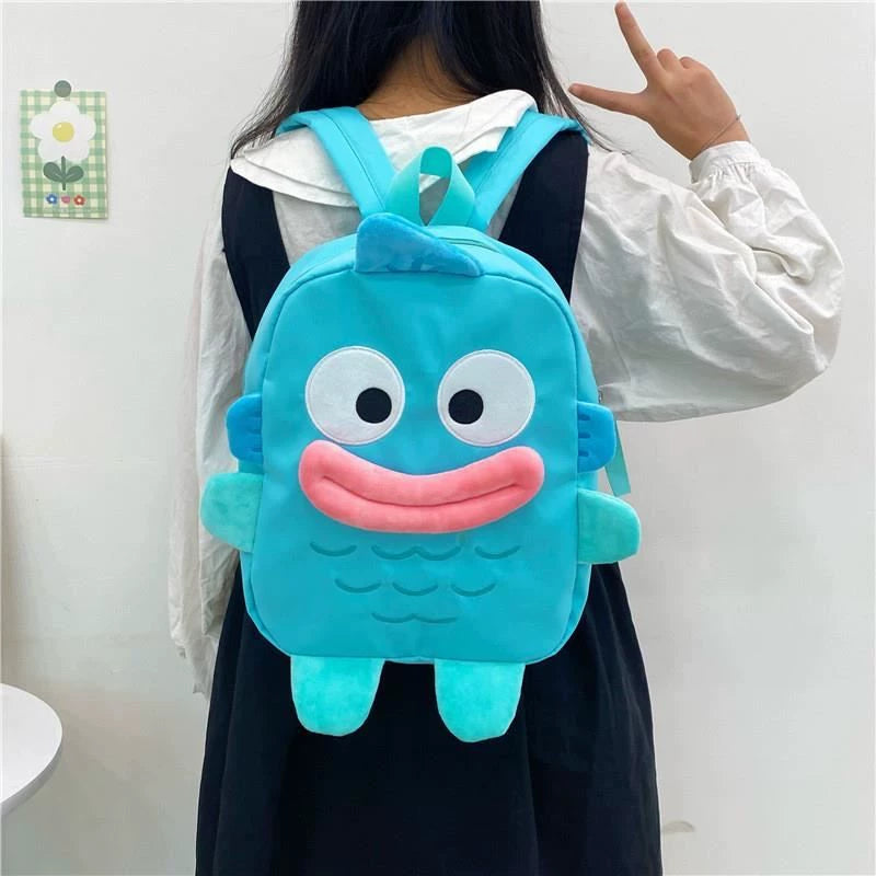 Ugly Fish Handton Bag Shoulder Bag Coin Purse Japanese Style Cute Fish Strange Stuffed Toy Cosmetics Bag Ugly and Cute
