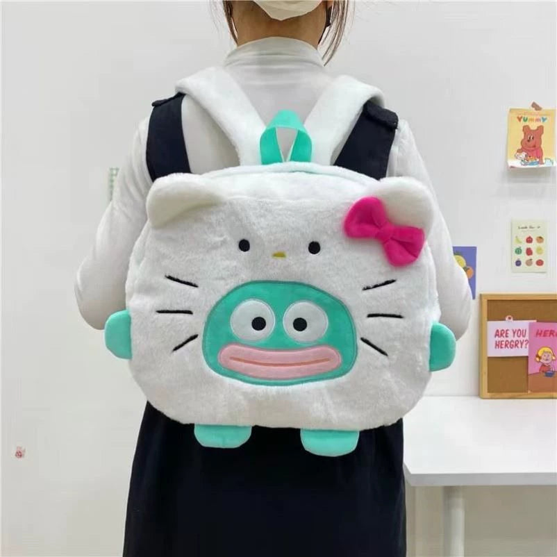 Ugly Fish Handton Bag Shoulder Bag Coin Purse Japanese Style Cute Fish Strange Stuffed Toy Cosmetics Bag Ugly and Cute