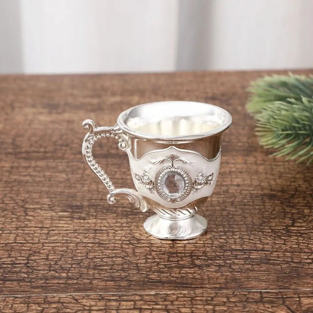 Creative with Handle Goblet Metal European-style Drinkware White Wine Cup