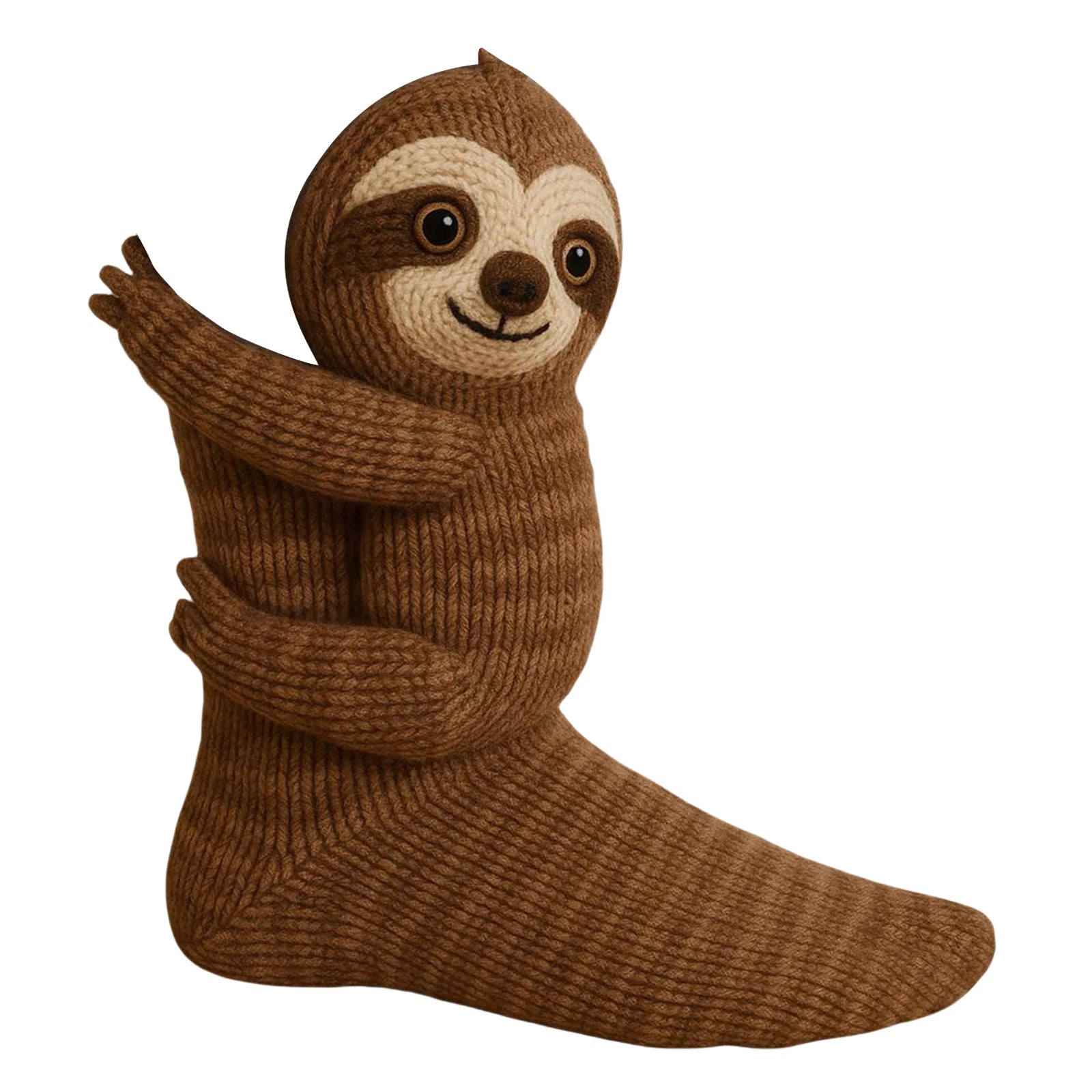 5-1 Pairs 3D Tree Rat Knitted Animal Socks Breathable Knit Plush Socks Comfortable Fashion Knit Socks Gifts for Animal Lovers