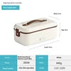 Hot Selling Stainless Steel Portable Electric Heating Lunch Box With Auto Warming Function for Office Travel and Camping Use