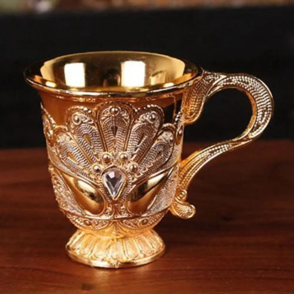 Creative with Handle Goblet Metal European-style Drinkware White Wine Cup