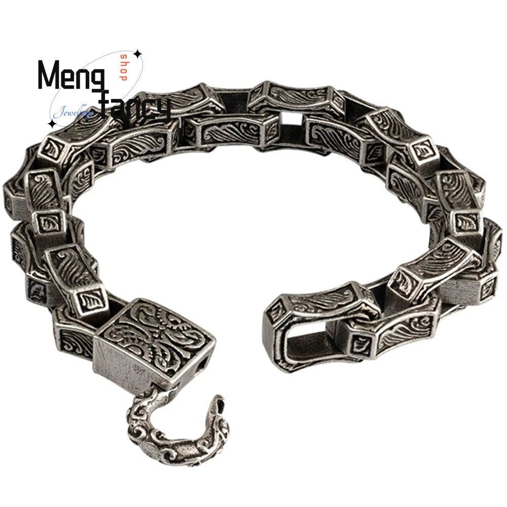 Men's Bracelets Are Powerful Retro Individualistic Hip - hop And Punk Handicraft Best Selling Fashion Jewelry Exquisite Elegant