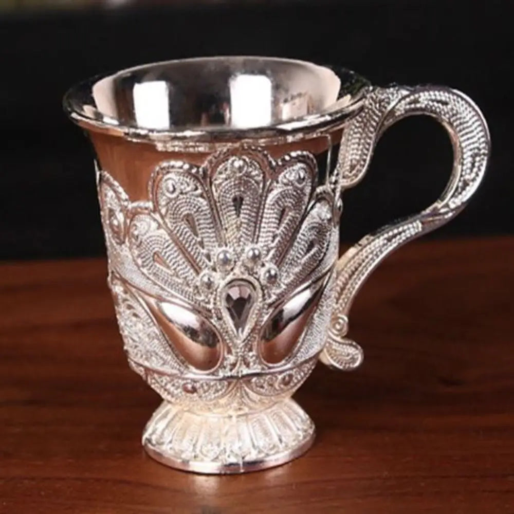 Creative with Handle Goblet Metal European-style Drinkware White Wine Cup