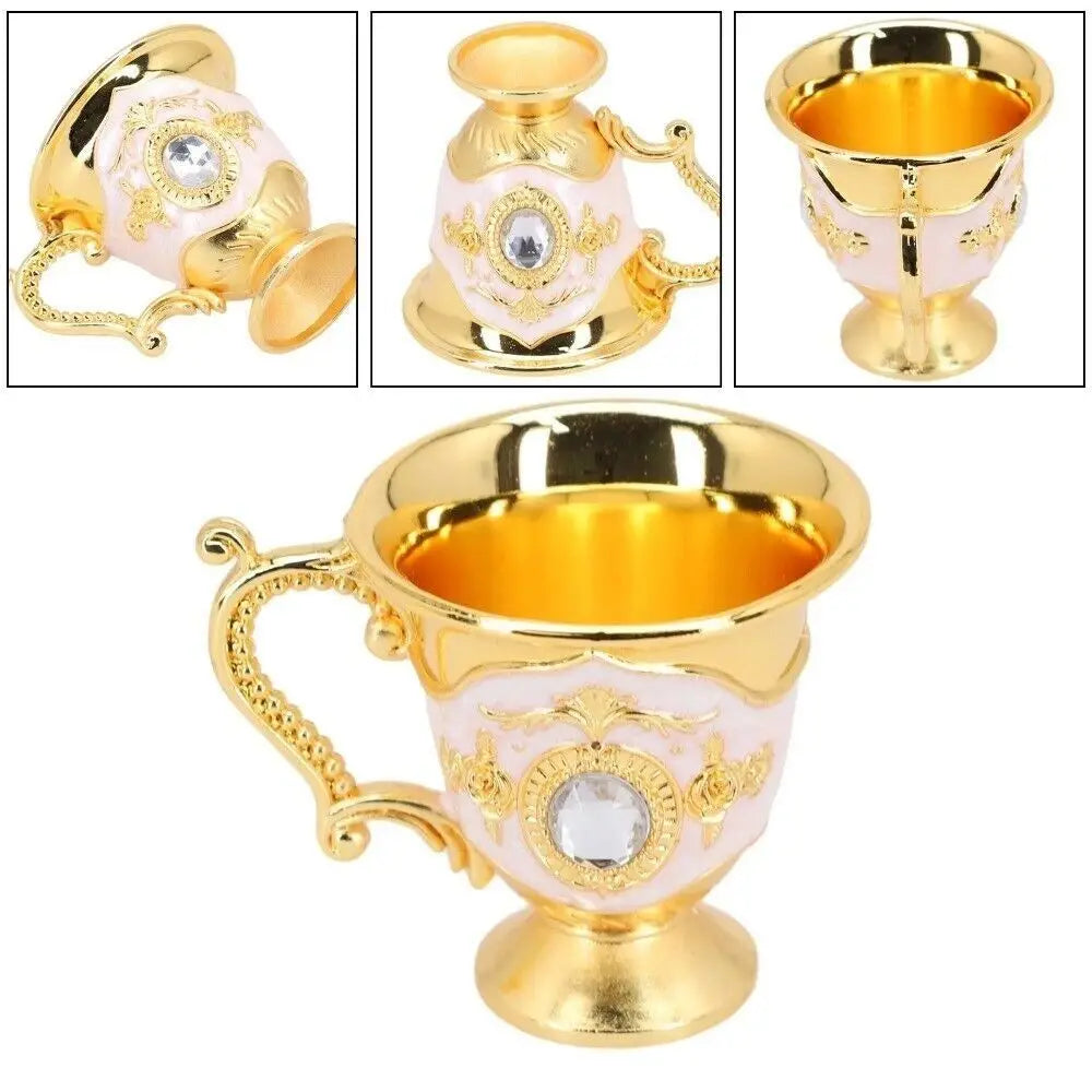 Creative with Handle Goblet Metal European-style Drinkware White Wine Cup