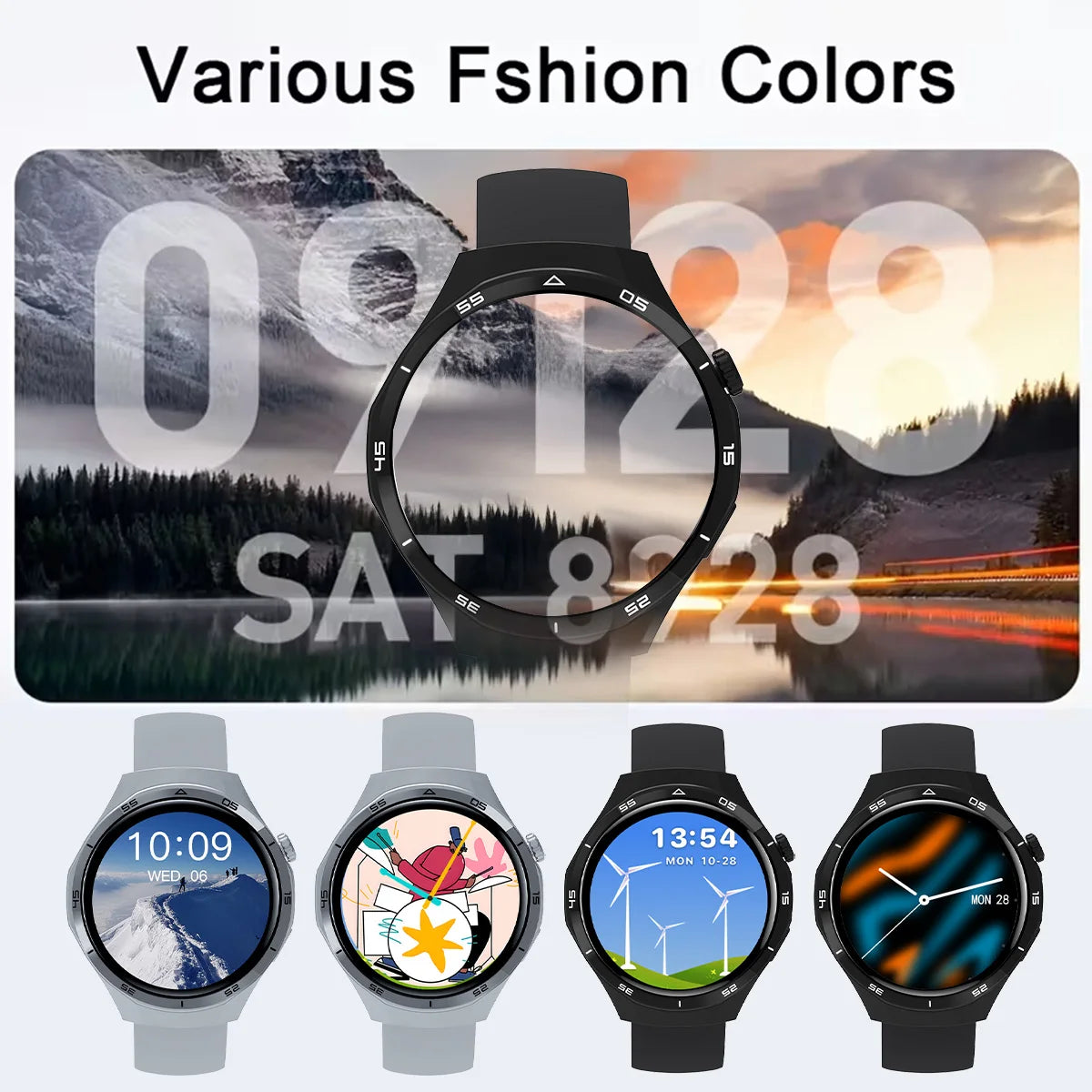 2026 New Smartwatch for Men Women Fitness Tracker Sleep Monitor Outdoor Sport Touch Screen Health Tracker for iOS Android Phones