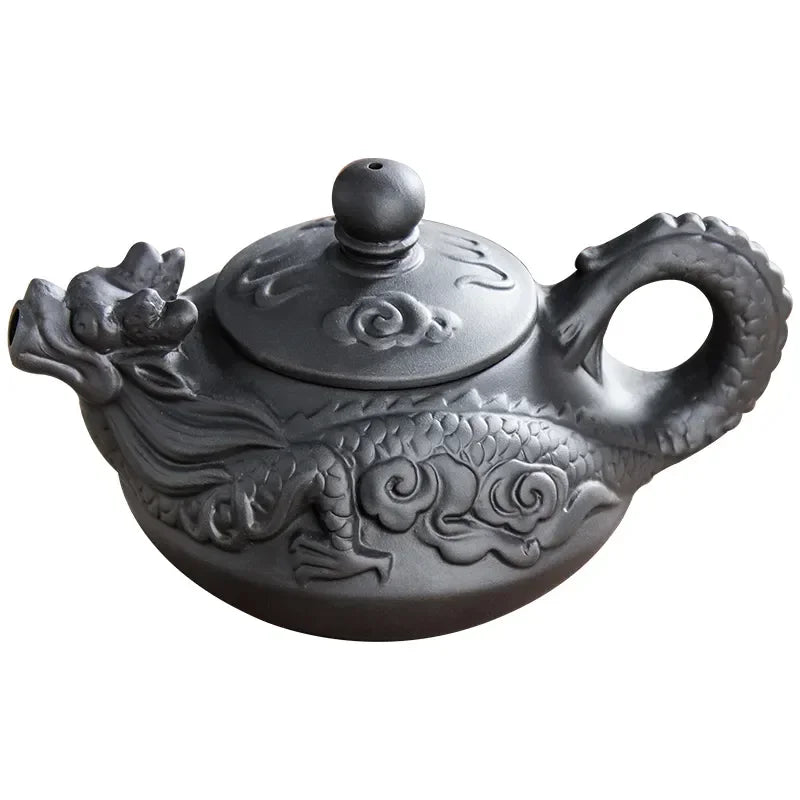 Purple Clay Teapot Small Capacity Plum blossom Teapot Small Ball Hole Filter Teapot Ceramic Household Kungfu Tea Set