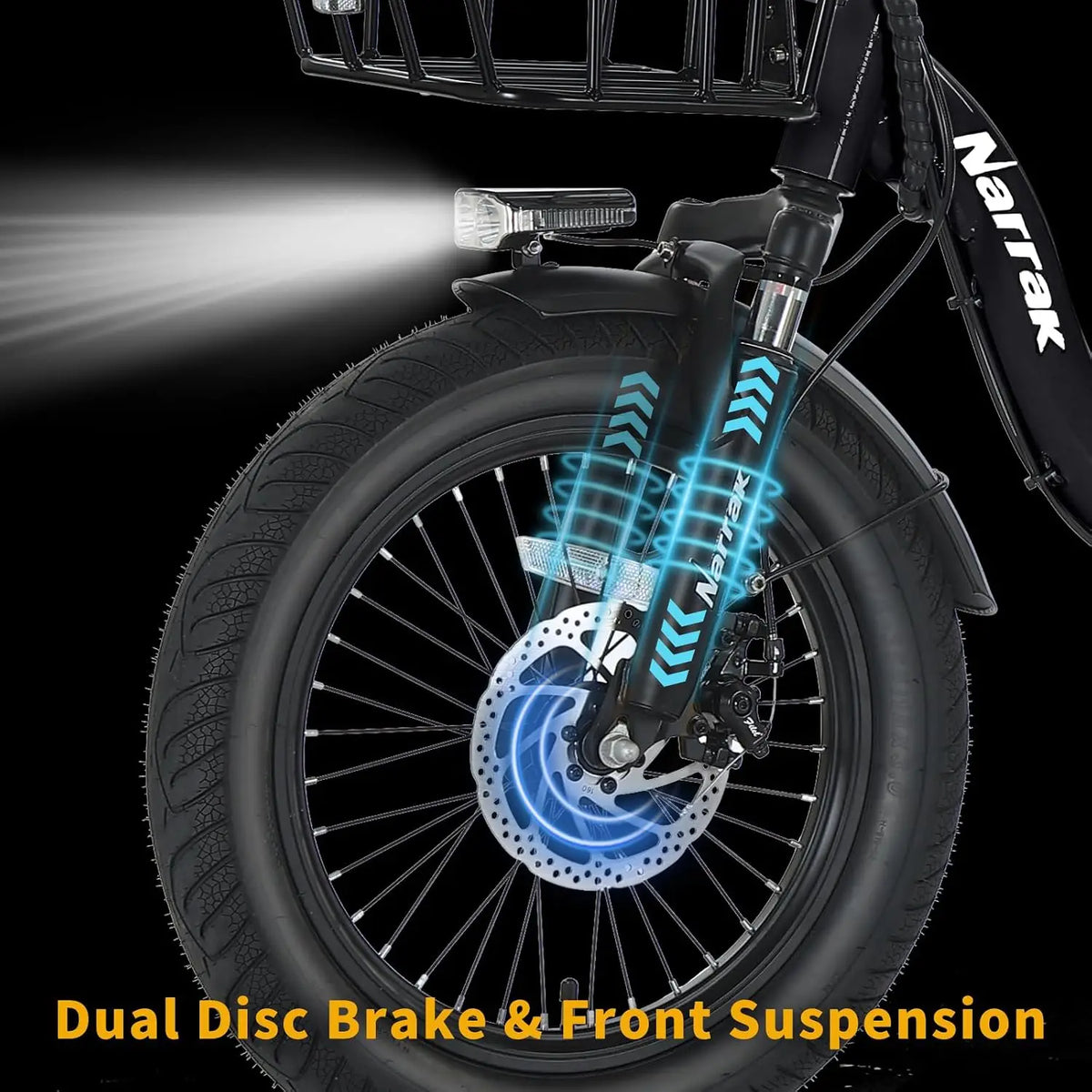 Electric Tricycle 18x3.0 Fat Tire Folding 3 Wheel Step-Thru Ebike 468WH Battery Basket, Customized