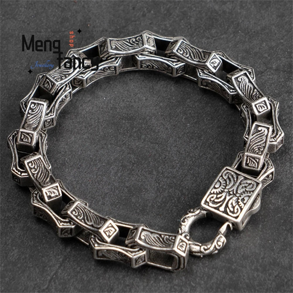 Men's Bracelets Are Powerful Retro Individualistic Hip - hop And Punk Handicraft Best Selling Fashion Jewelry Exquisite Elegant