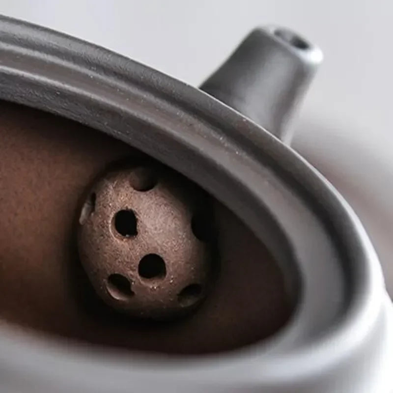 Purple Clay Teapot Small Capacity Plum blossom Teapot Small Ball Hole Filter Teapot Ceramic Household Kungfu Tea Set