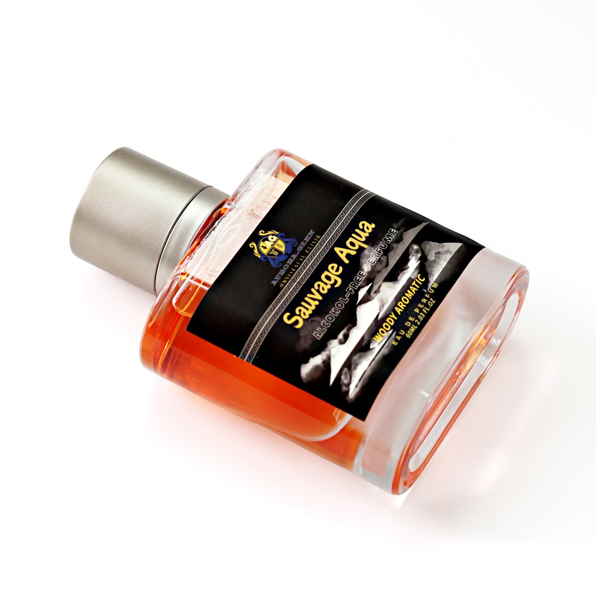 Alcohol-Free Perfume SAUVAGE AQUA Men's Perfume Spicy Woody Fragrance with Black Pepper Bergamot Lavender Patchouli EDP 50ml