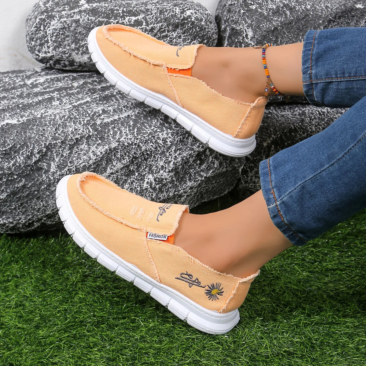 Men's canvas shoes new work men's shoes a slip-on wash high-grade casual old Beijing cloth shoes