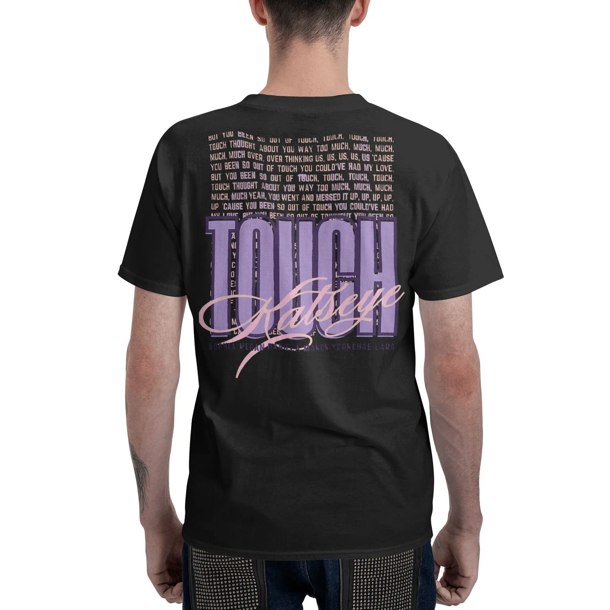 Touch Katseye T-Shirt Summer  Y2K Funny T Shirts Cotton Popular Tshirt For Man Short-Sleeve Casual Tees