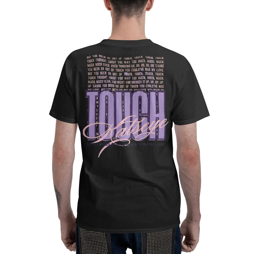 Touch Katseye T-Shirt Summer  Y2K Funny T Shirts Cotton Popular Tshirt For Man Short-Sleeve Casual Tees