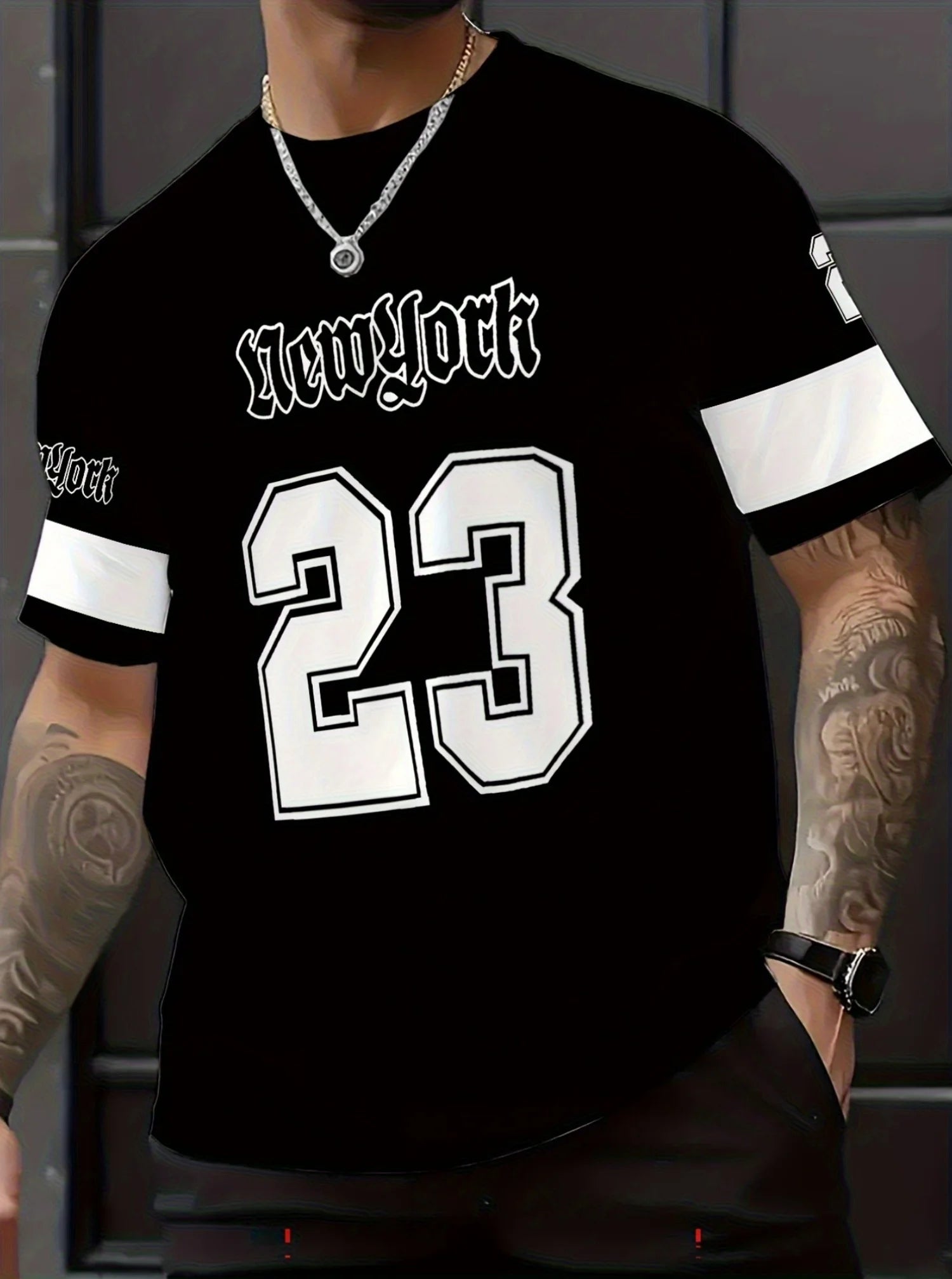 2025 New Men O-Neck Short Sleeve T-Shirt Sport Unisex Casual T-Shits NEW YORK Print Adult Plus Size Jersey Tops Men Clothing