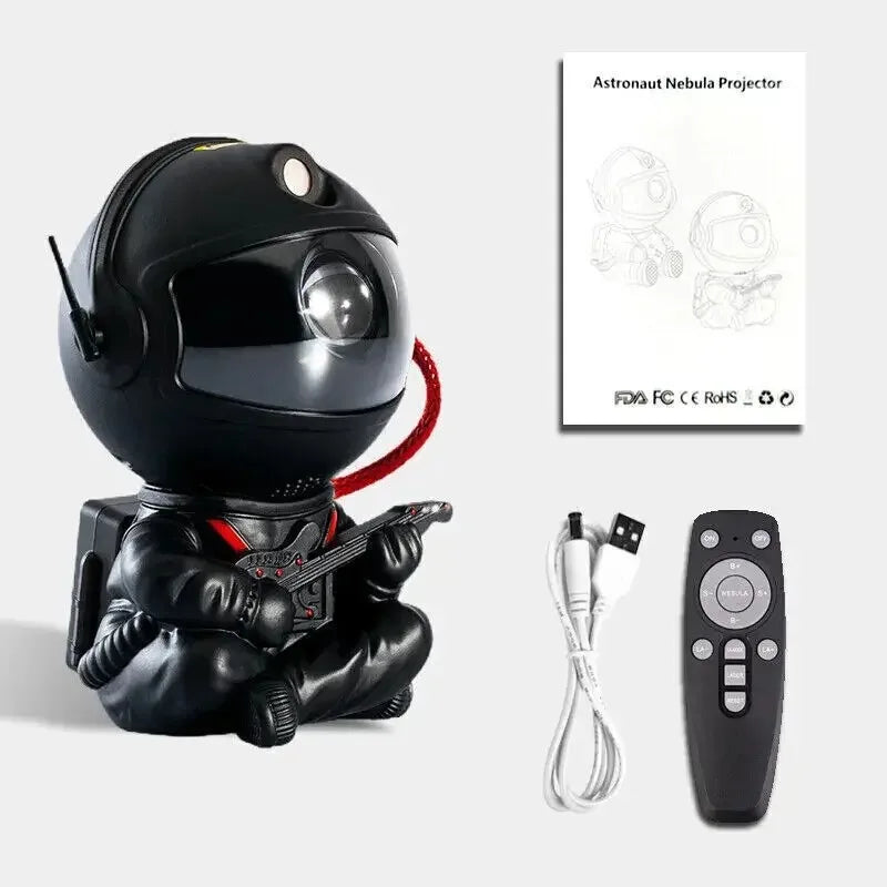 Galaxy Star Projector Night Light Astronaut Space Ceiling LED Lamp for Bedroom Home Decor Kids Gift - Starry Nebula Projector