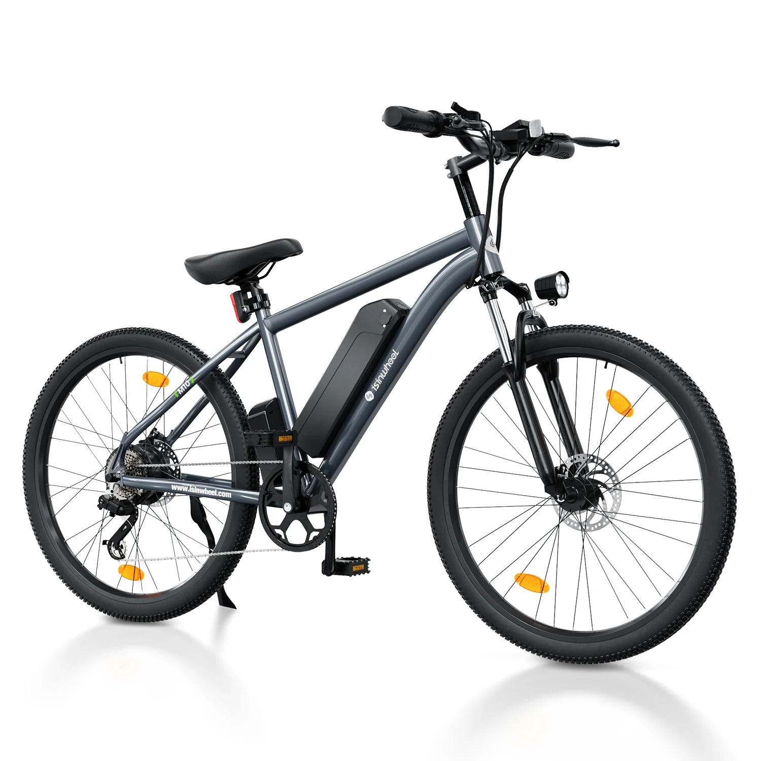 Isinwheel M10 adult E-bike 500W 36V10.4Ah battery commute Electric Bike,26-inch Fat Tire E-Mountain bike