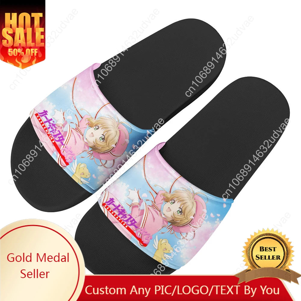Cardcaptor Sakura Sandals Home Slippers Water Shoes Men Women Teenagers Children Sandal Bathroom Beach Pool Custom Made Slipper