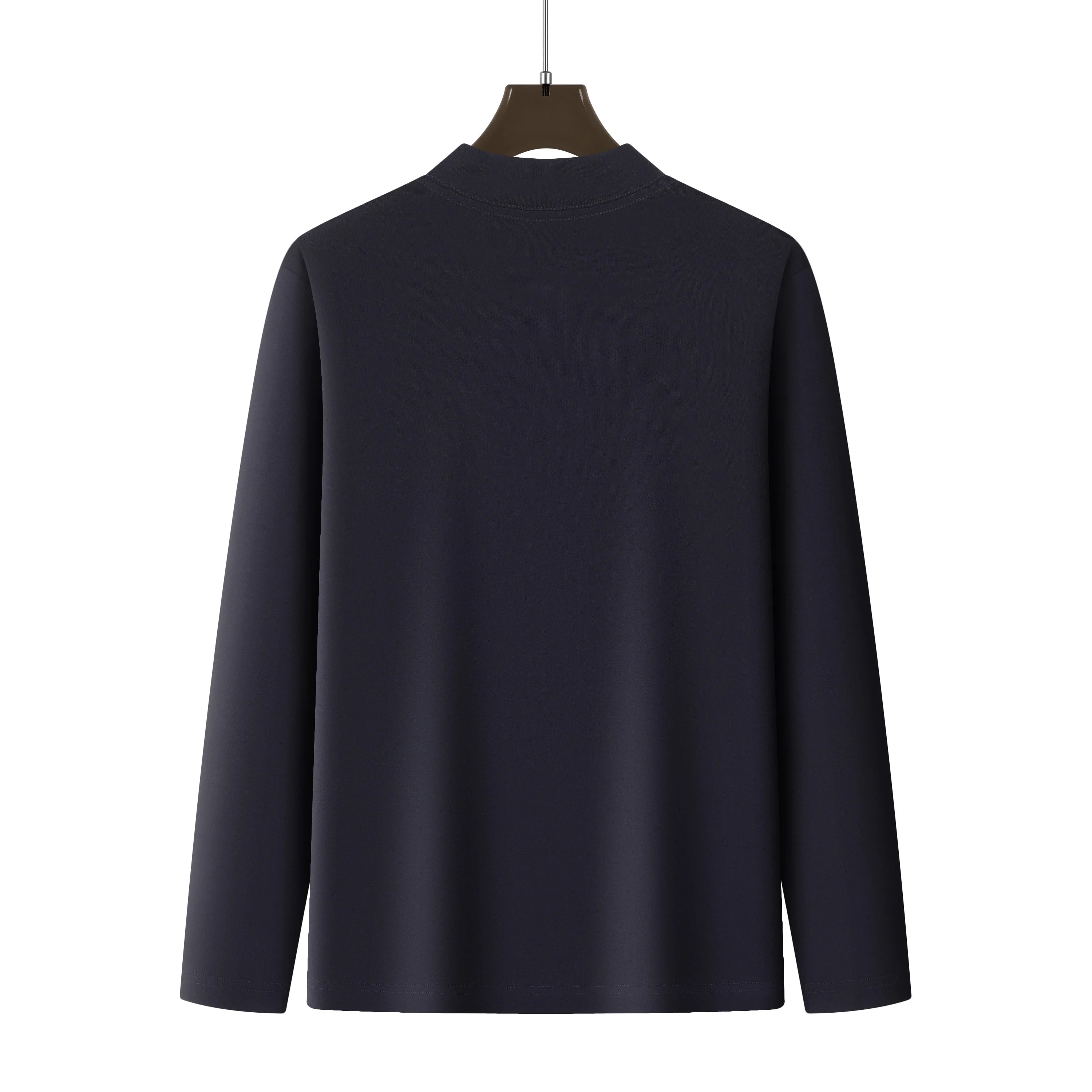 California Letter Creative Print Man Casual Long Sleeve Shirt New Thicken Top Street Comfy Inner Wear Stretch Bottoming Pullover