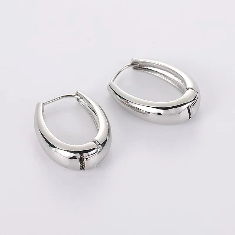 Irregular Geometric Earrings for Women's New Trendy and Personalized Design, Internet Famous Earrings With a Simple Temperament